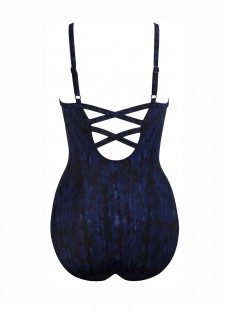 Maillot de bain une pièce Captivate Bleu - Akasha - "M" - Miraclesuit Swimwear