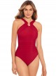 Maillot de bain gainant Aphrodite Rouge - Rock Solid - "M" - Miraclesuit swimwear
