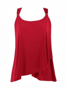 Tankini Dazzle Bleu Rouge - Razzle Dazzle - "M" - Miraclesuit Swimwear