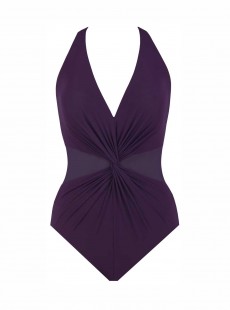 Maillot de bain 1 pièce gainant Wrapture Violet - Illusionists - " M " - Miraclesuit Swimwear
