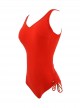 Maillot de bain sculptant 1 pièce Mirabasic Diana Laces - Rouge - Miradonna