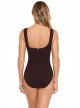 Maillot de bain lissant 1 pièce Uhura marron - U Turn - Amoressa
