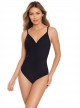 Maillot de bain lissant 1 pièce Ulyana noir - U Turn - Amoressa