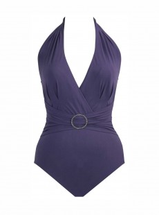 Maillot de bain lissant 1 pièce Drake - Oil Slick- Amoressa