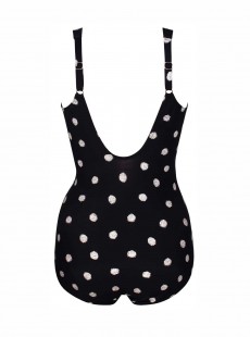 Maillot de bain une pièce Oceanus Noir - Pizzelles - "FC" - Miraclesuit Swimwear