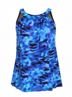 Tankini Ursula Bleu - Cloud Leopard - "FC" - Miraclesuit Swimwear