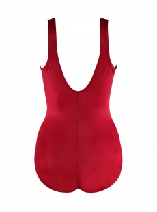 Maillot de bain gainant Escape Rouge - Must haves -  "W" -Miraclesuit Swimwear